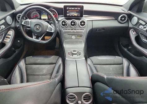 2017 Mercedes-Benz C 43 4Matic Amg z USA, uszkodzony, nr VIN 55SWF6EB0HU184888